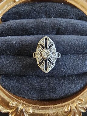 Vintage Silver Ring Size 4